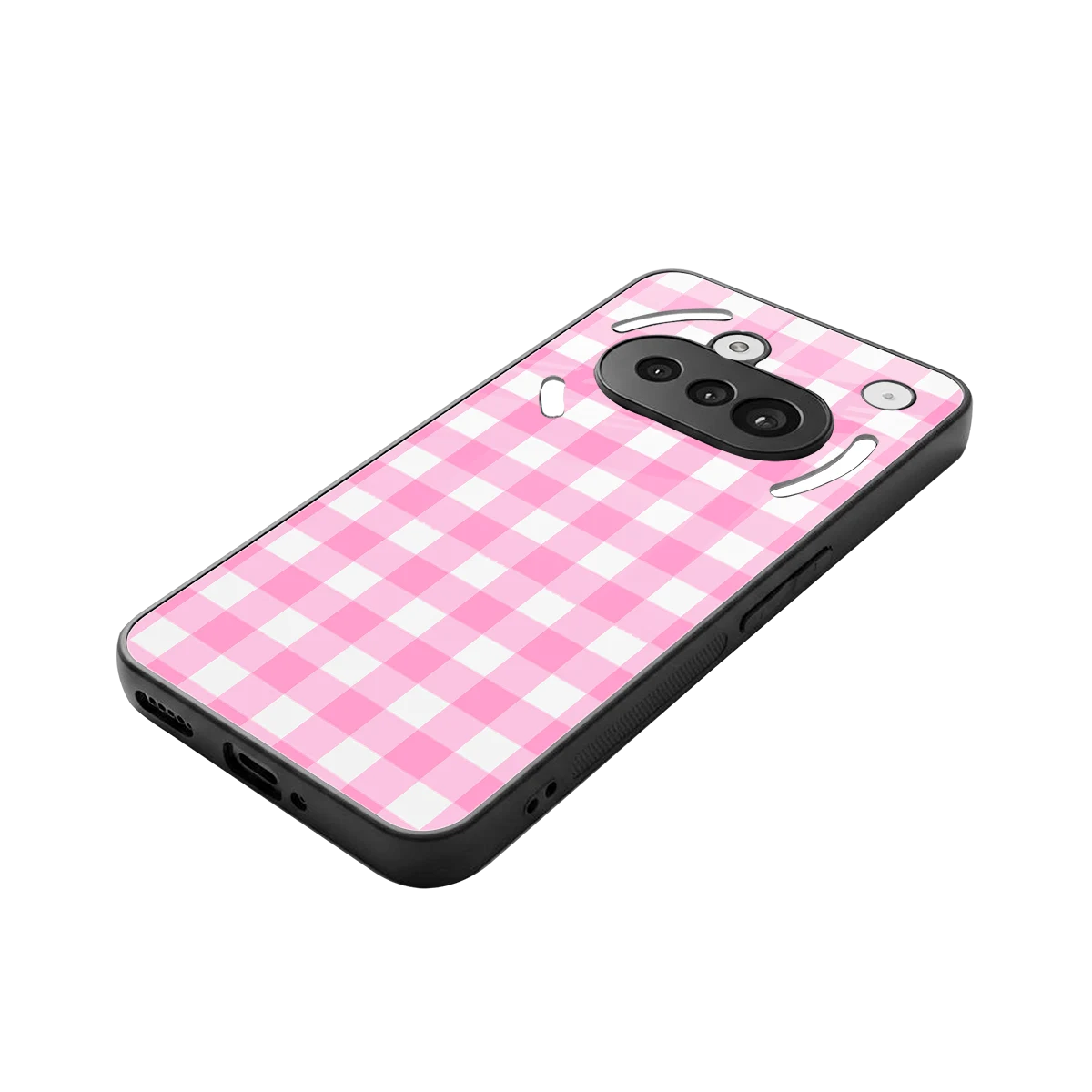 Hankie Harmony stylish phone case for nothing phone 3a | glossy glass and slim fit