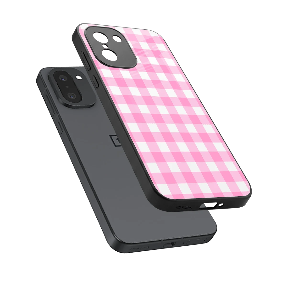 Hankie Harmony sleek oneplus 15r cover with tempered glass back and TPU edges