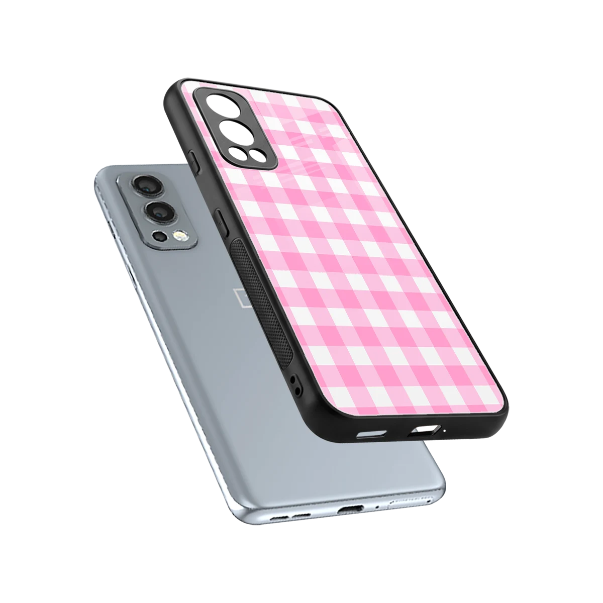 Hankie Harmony sleek oneplus nord 2 cover with tempered glass back and TPU edges