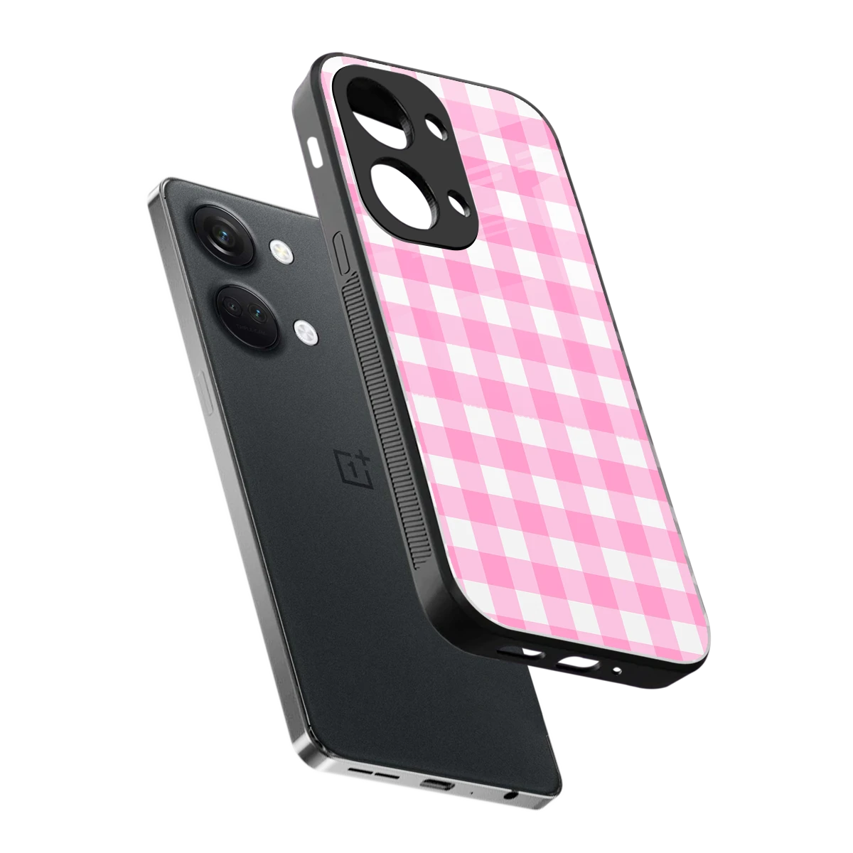 Hankie Harmony sleek oneplus nord 3 cover with tempered glass back and TPU edges