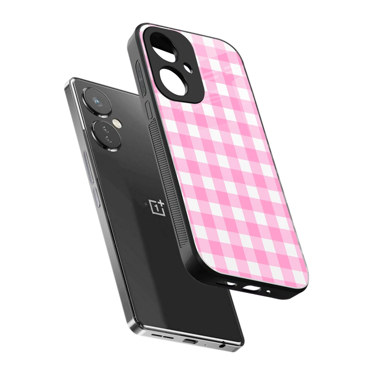 Hankie Harmony sleek oneplus nord ce 3 cover with tempered glass back and TPU edges