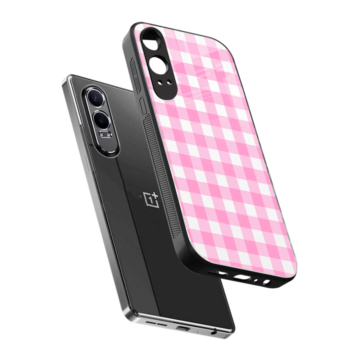 Hankie Harmony sleek oneplus nord ce 4 lite cover with tempered glass back and TPU edges