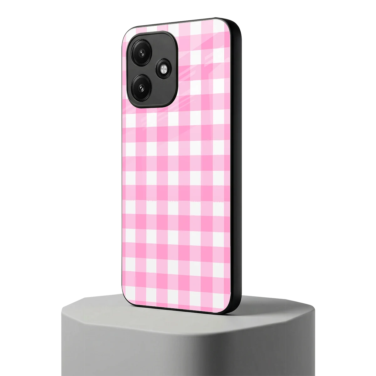 Hankie Harmony redmi 12 5g mobile cover | shockproof glass phone case