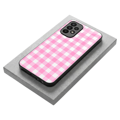 Hankie Harmony stylish phone case for samsung galaxy a23 | glossy glass and slim fit