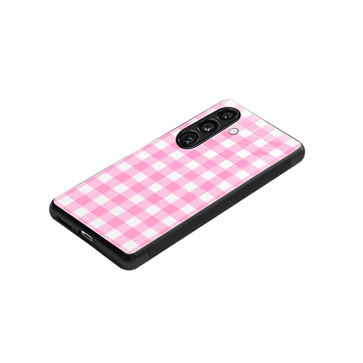 Hankie Harmony stylish phone case for samsung galaxy s24 fe | glossy glass and slim fit