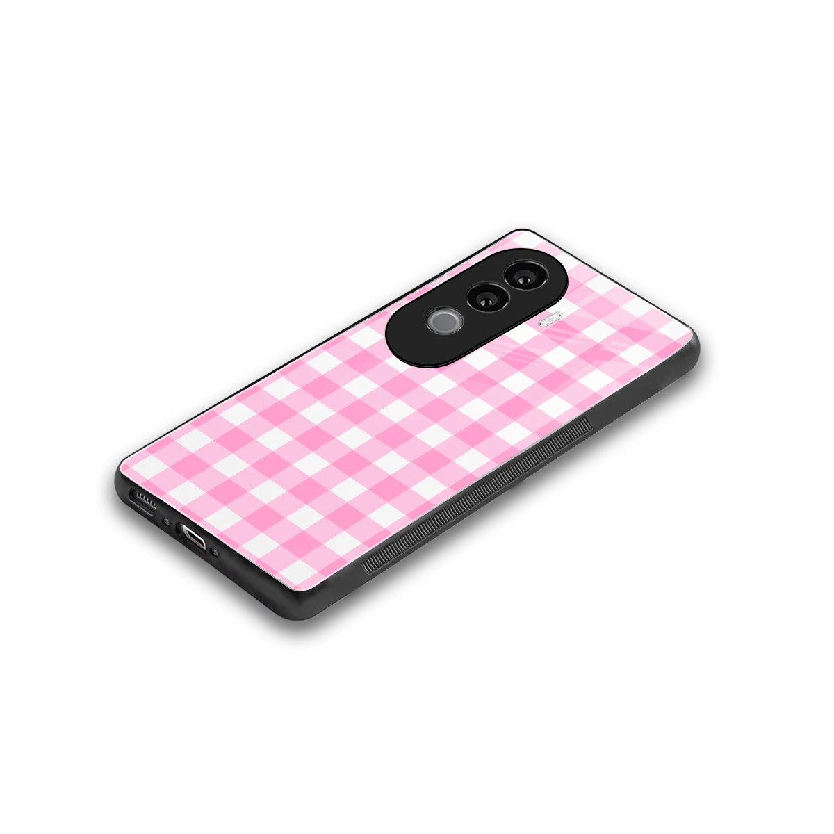 Hankie Harmony stylish phone case for vivo v40e | glossy glass and slim fit