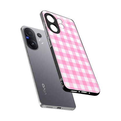 Hankie Harmony sleek vivo v60 cover with tempered glass back and TPU edges