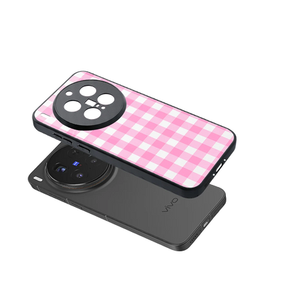 Hankie Harmony sleek vivo x300 pro cover with tempered glass back and TPU edges