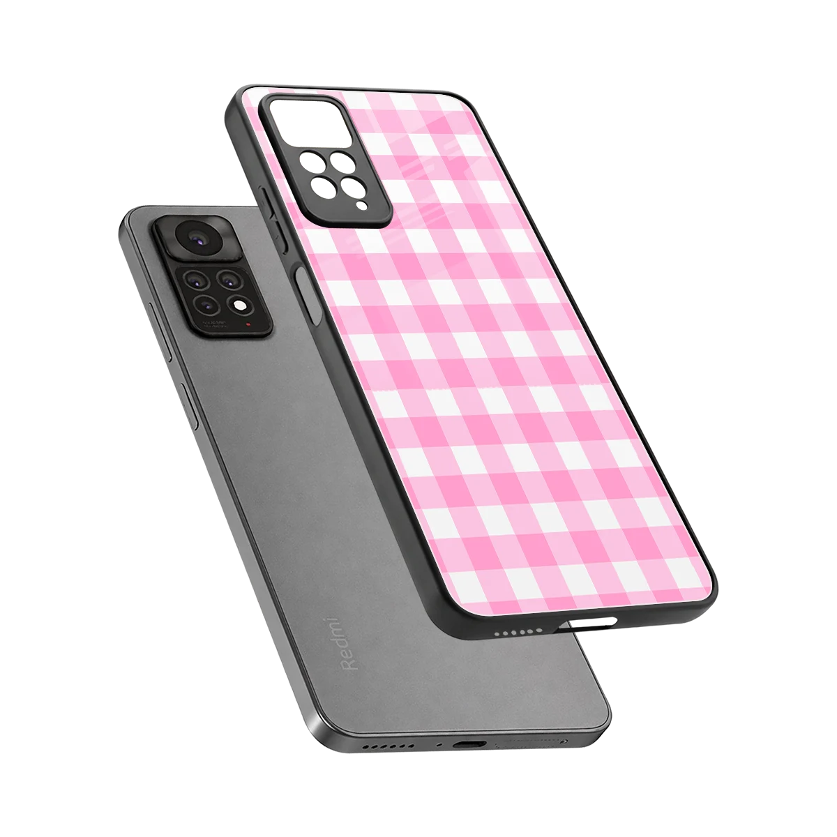 Hankie Harmony sleek redmi note 11 pro cover with tempered glass back and TPU edges