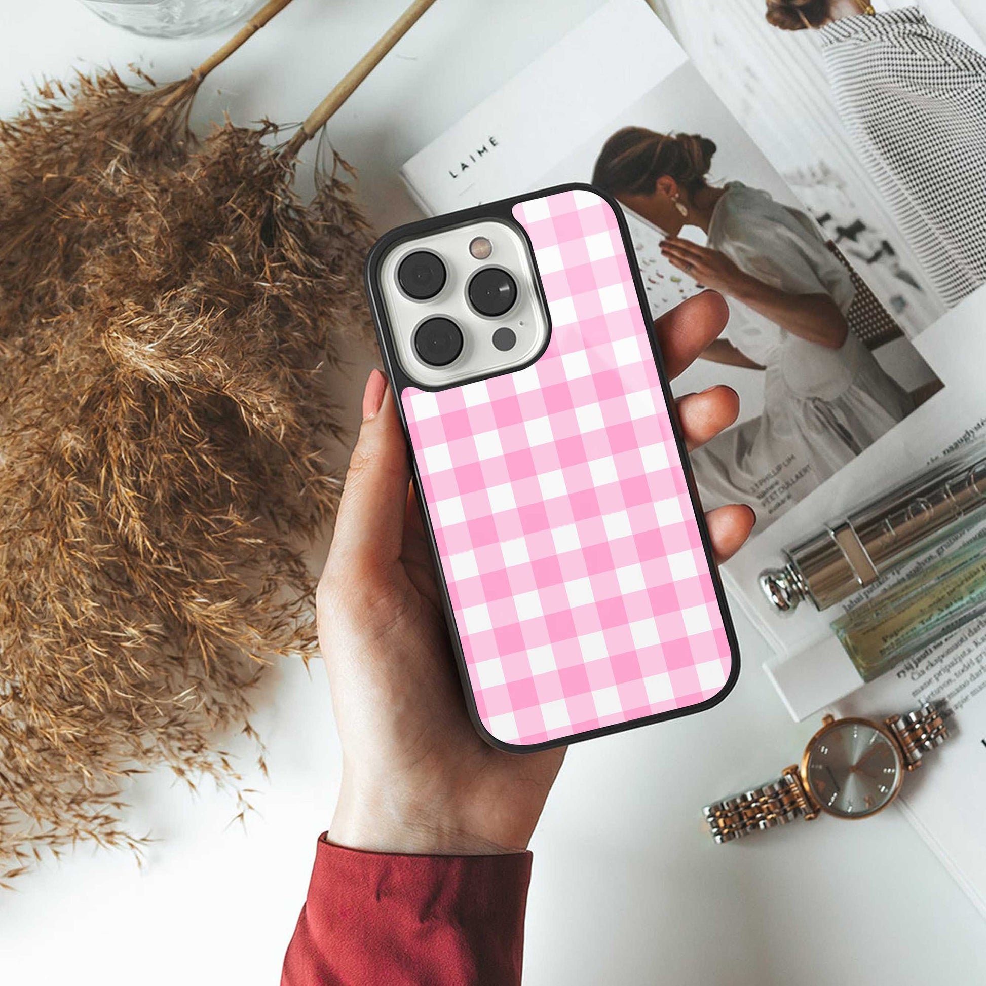Hankie Harmony luxury glass phone case for iPhone 16 | scratch and drop resistant