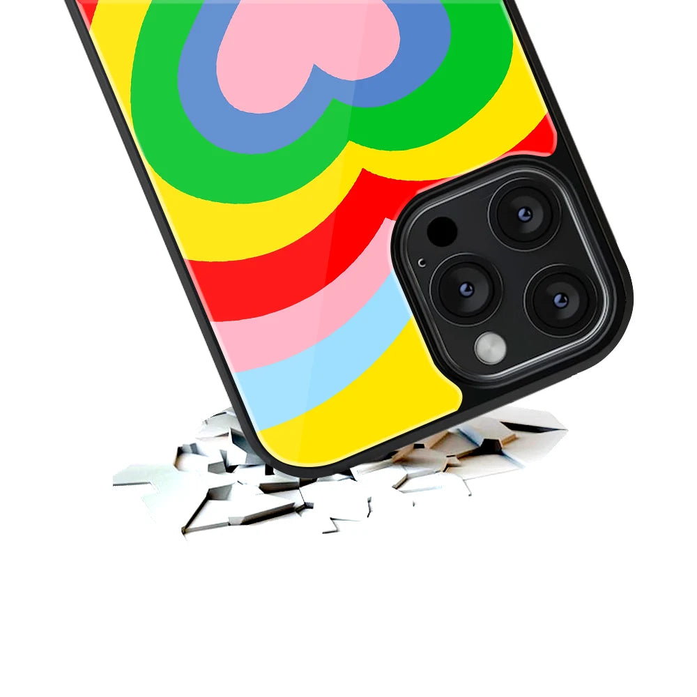 Durable Glass Back Mobile Case for iPhone, Samsung, OnePlus, Google Pixel, Redmi, Vivo, Oppo