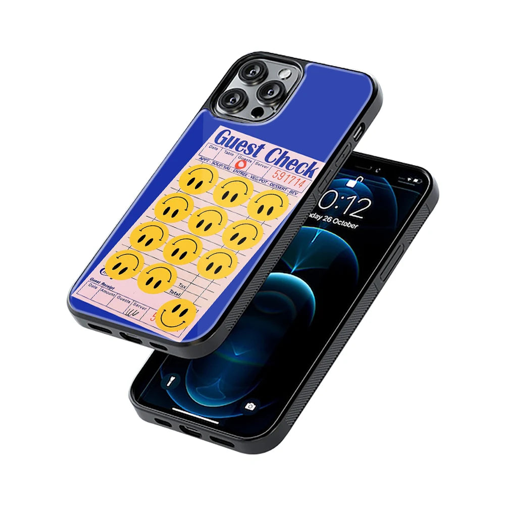 Protective Glass Back Phone Case Compatible with iPhone, Samsung, OnePlus, Pixel & More