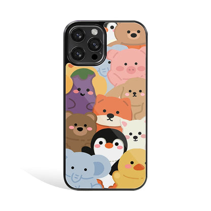 Premium Glass Back Mobile Phone Cover for iPhone, Samsung, OnePlus, Google Pixel, Redmi, Oppo, Vivo & Realme