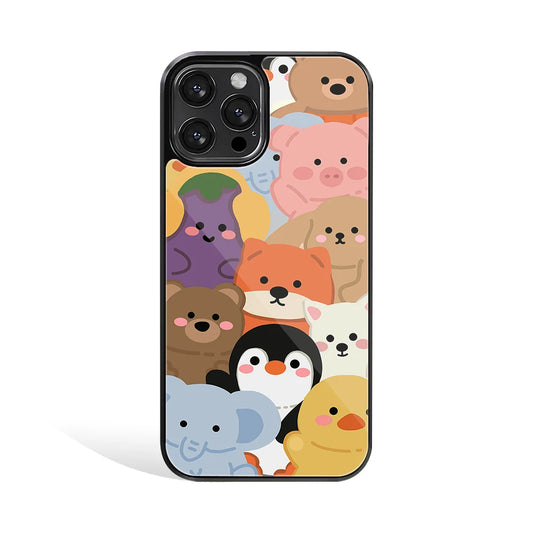 Premium Glass Back Mobile Phone Cover for iPhone, Samsung, OnePlus, Google Pixel, Redmi, Oppo, Vivo & Realme