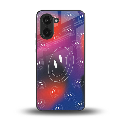 Happy Vibes back phone cover | glass case for oneplus nord ce5 5g