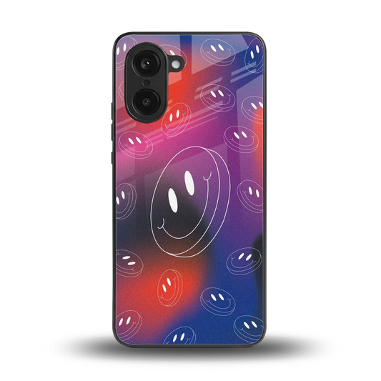 Happy Vibes back phone cover | glass case for oneplus nord ce5 5g