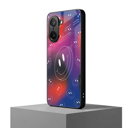 Happy Vibes oneplus nord ce5 5g mobile cover | shockproof glass phone case