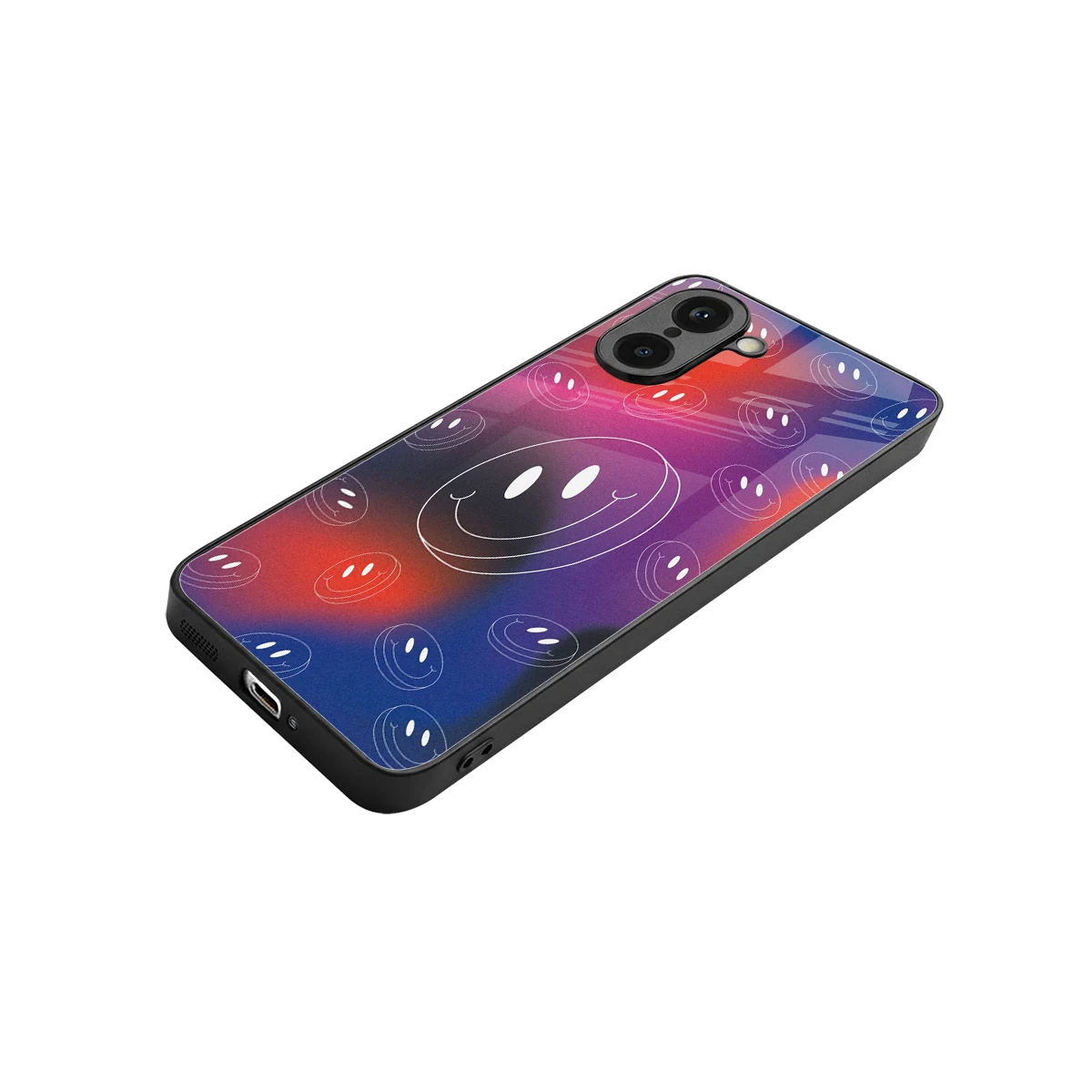 Happy Vibes stylish phone case for oneplus nord ce5 5g | glossy glass and slim fit