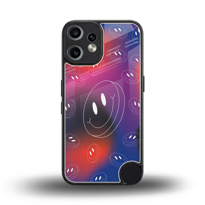 Happy Vibes back phone cover | glass case for cmf nothing phone 2 pro