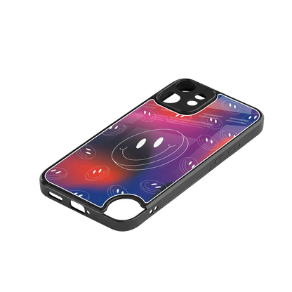 Happy Vibes stylish phone case for cmf nothing phone 2 pro | glossy glass and slim fit