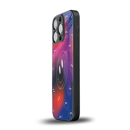 Happy Vibes iphone 13 pro mobile cover | shockproof glass phone case