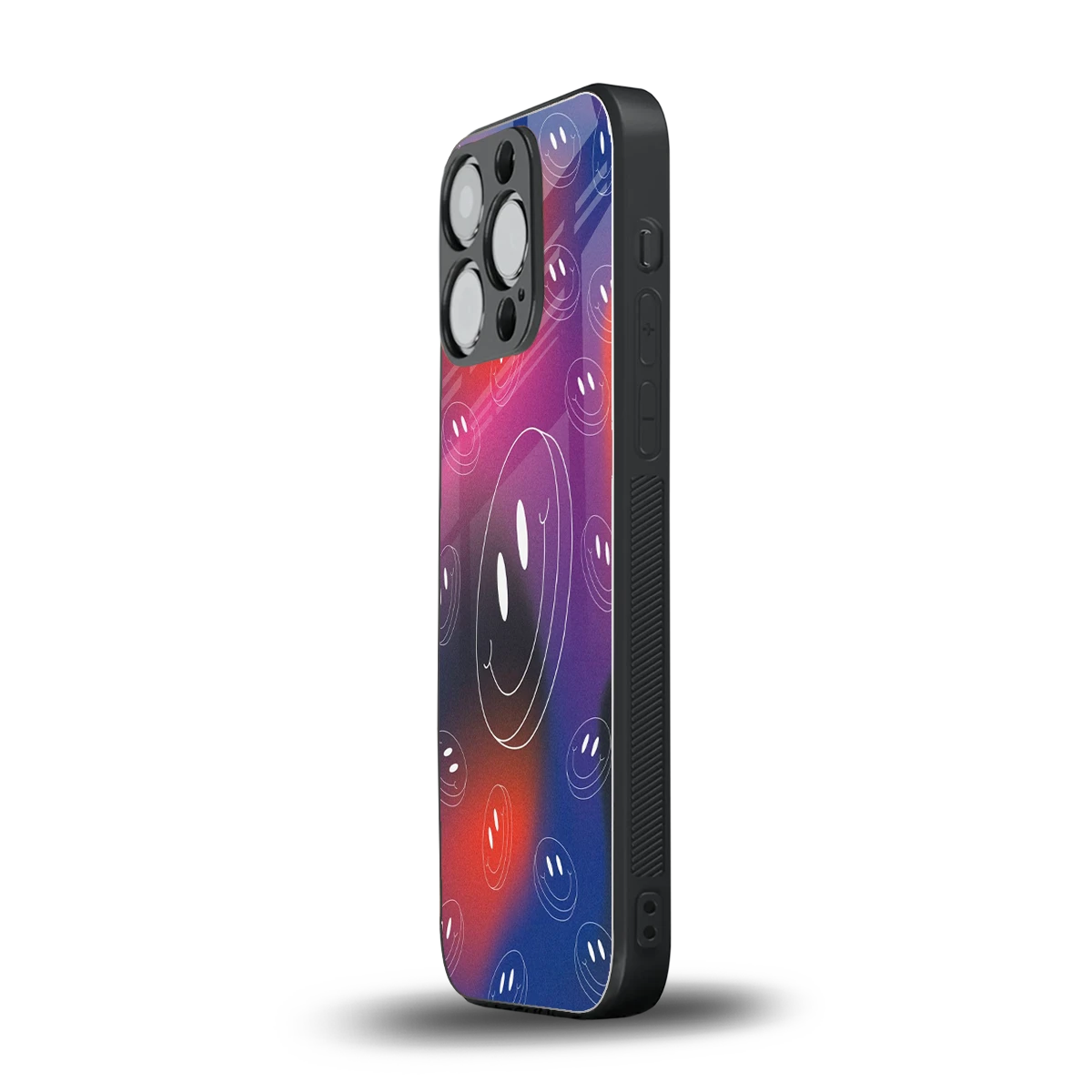 Happy Vibes iphone 12 pro mobile cover | shockproof glass phone case