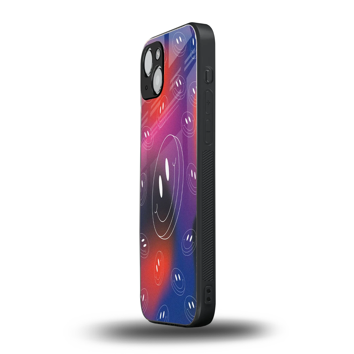 Happy Vibes iphone 14 mobile cover | shockproof glass phone case