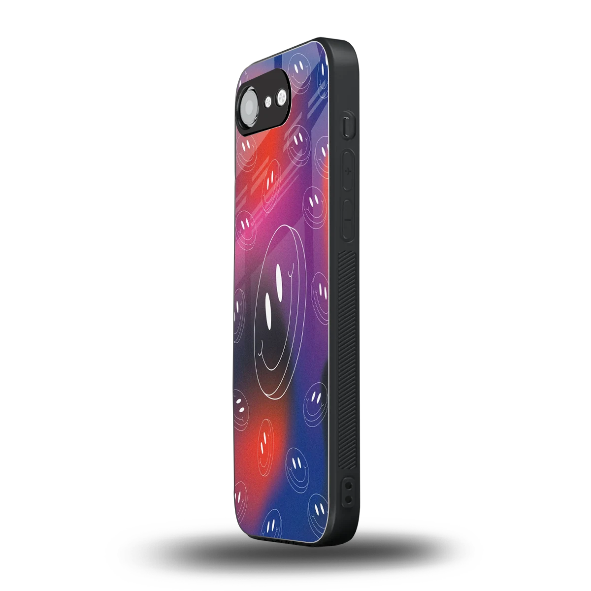 Happy Vibes iphone 16e mobile cover | shockproof glass phone case