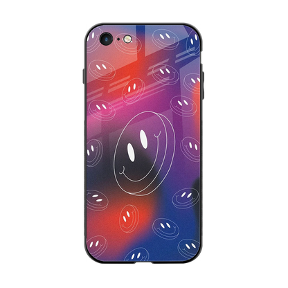 Happy Vibes back phone cover | glass case for iphone 6