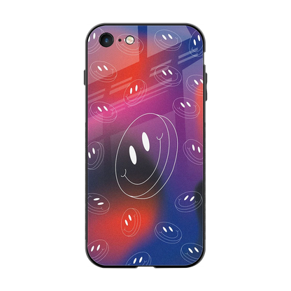 Happy Vibes back phone cover | glass case for iphone 7