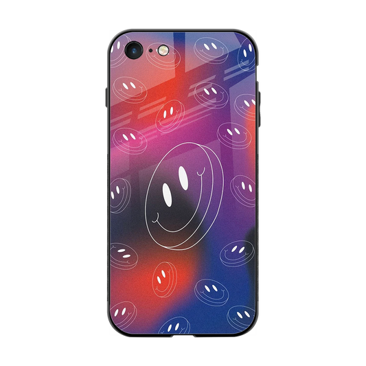 Happy Vibes back phone cover | glass case for iphone 7