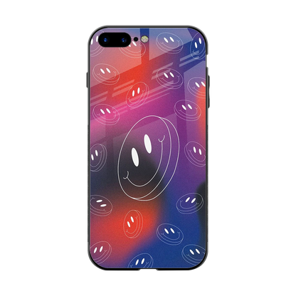 Happy Vibes back phone cover | glass case for iphone 7 plus
