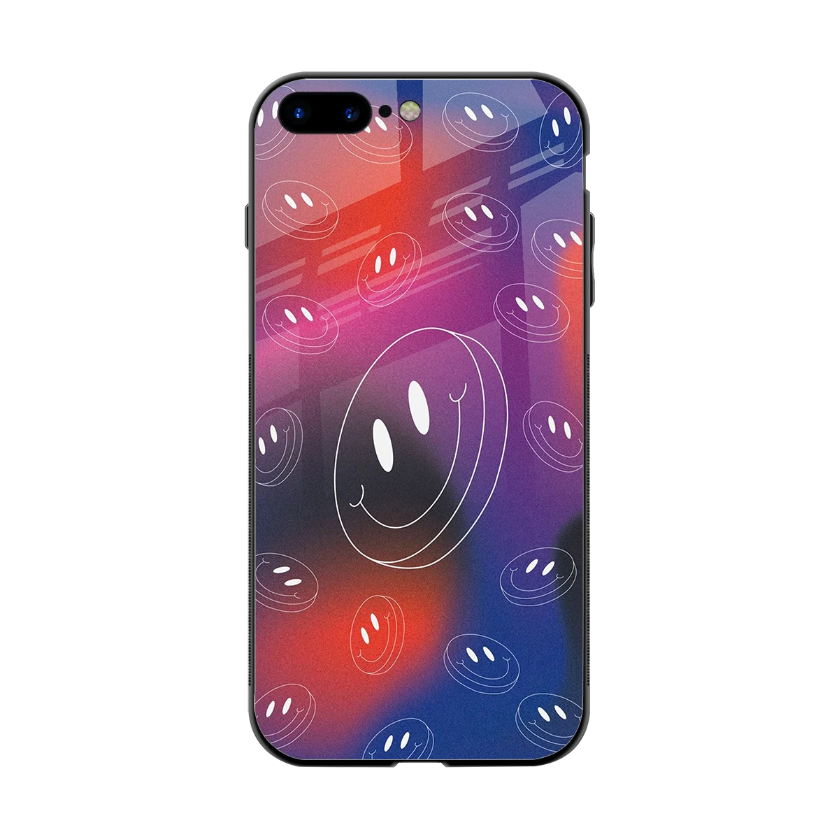 Happy Vibes back phone cover | glass case for iphone 8 plus