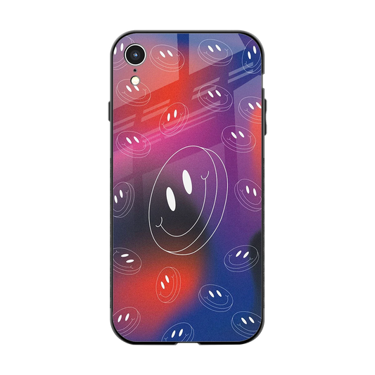 Happy Vibes back phone cover | glass case for iphone xr