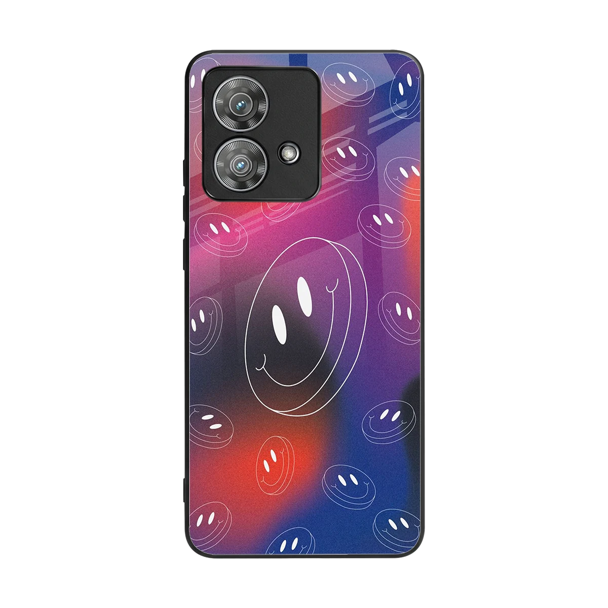 Happy Vibes back phone cover | glass case for motorola edge 40 neo 5g