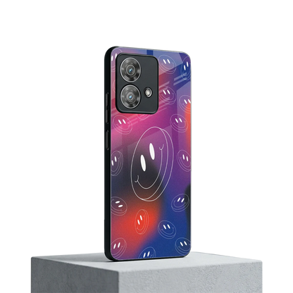 Happy Vibes motorola edge 40 neo 5g mobile cover | shockproof glass phone case