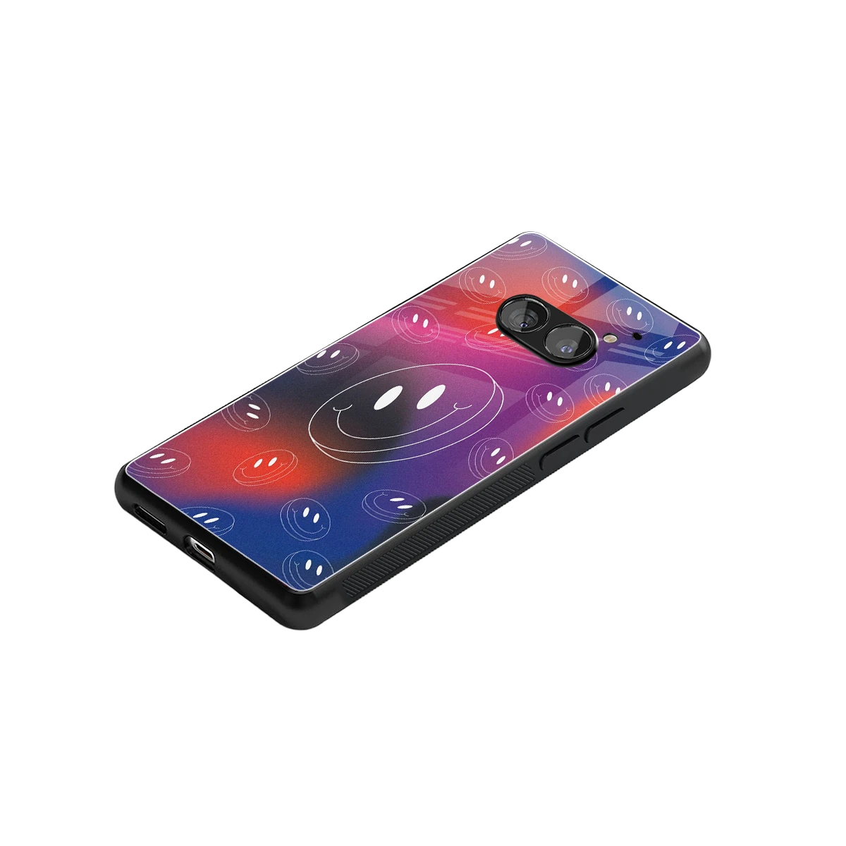Happy Vibes stylish phone case for nothing phone 2a | glossy glass and slim fit