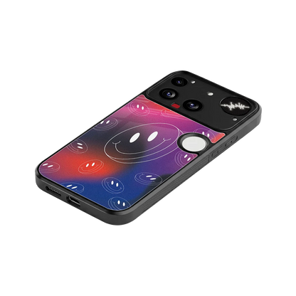 Happy Vibes stylish phone case for nothing phone 3 | glossy glass and slim fit