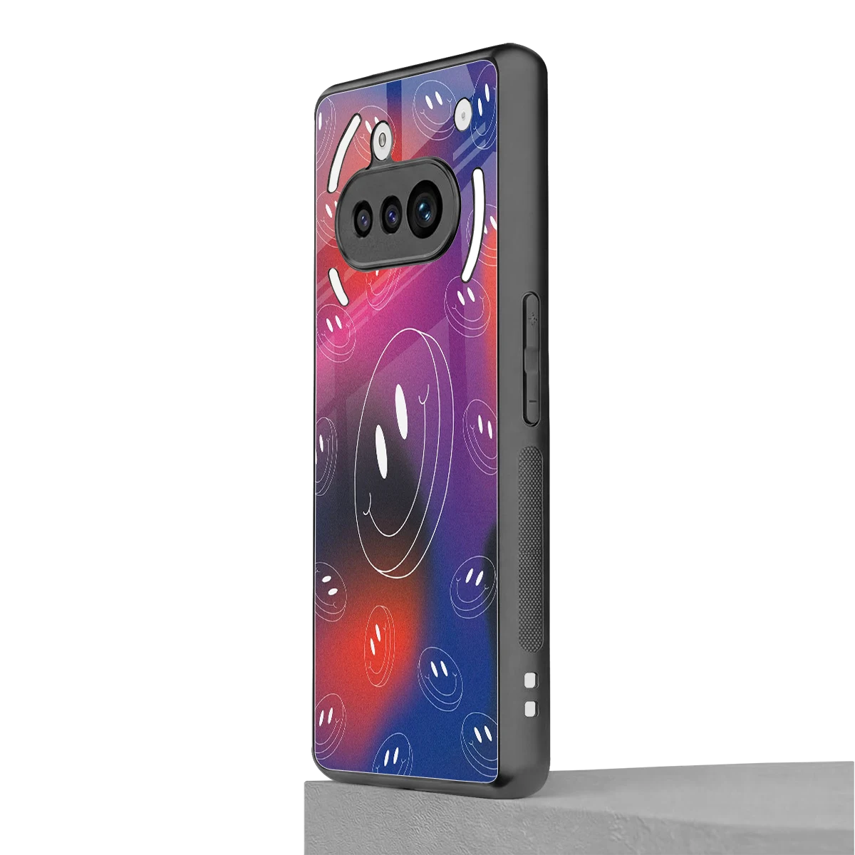 Happy Vibes nothing phone 3a mobile cover | shockproof glass phone case