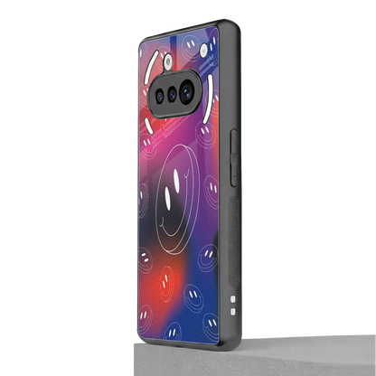 Happy Vibes nothing phone 3a mobile cover | shockproof glass phone case