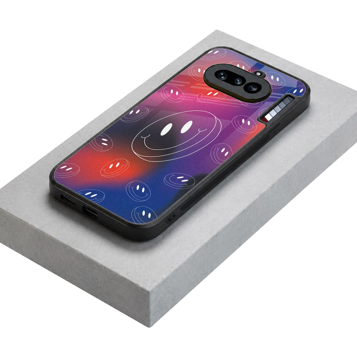 Happy Vibes stylish phone case for nothing phone 4a | glossy glass and slim fit