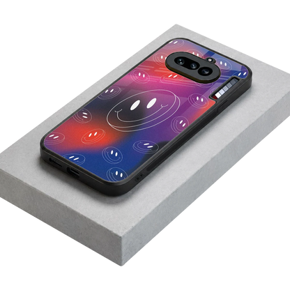 Happy Vibes stylish phone case for nothing phone 4a | glossy glass and slim fit