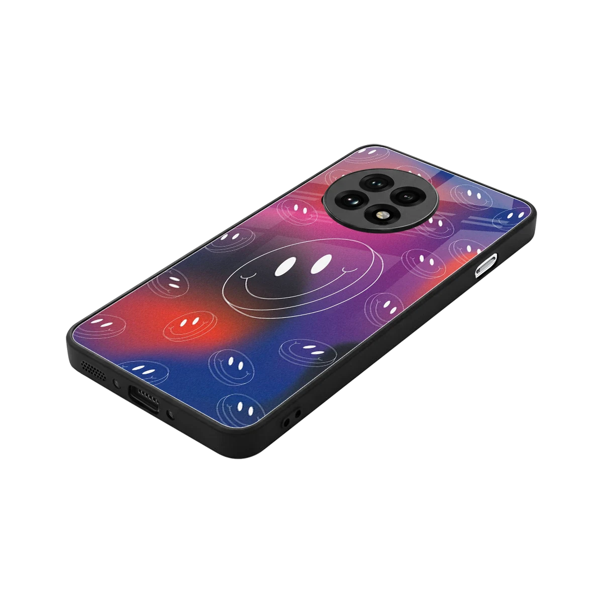 Happy Vibes stylish phone case for oneplus 13r | glossy glass and slim fit