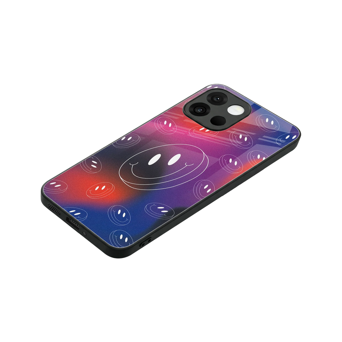 Happy Vibes stylish phone case for oneplus 13s | glossy glass and slim fit