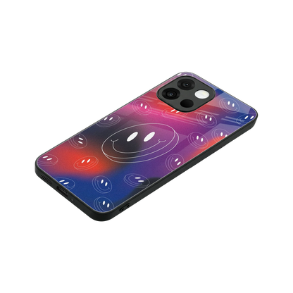 Happy Vibes stylish phone case for oneplus 13s | glossy glass and slim fit