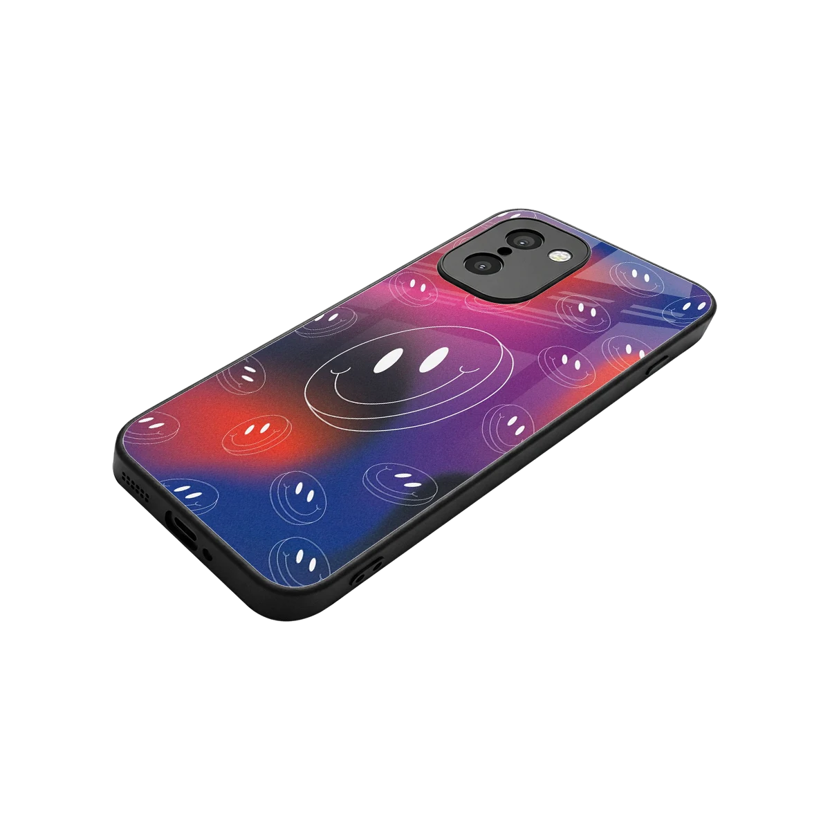 Happy Vibes stylish phone case for oneplus 15r | glossy glass and slim fit