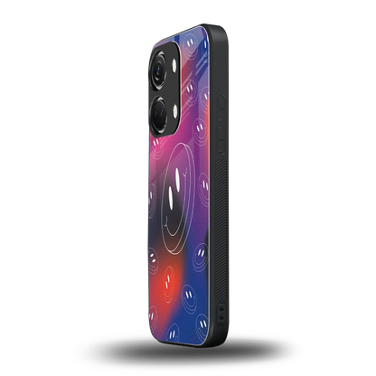 Happy Vibes oneplus nord 3 mobile cover | shockproof glass phone case