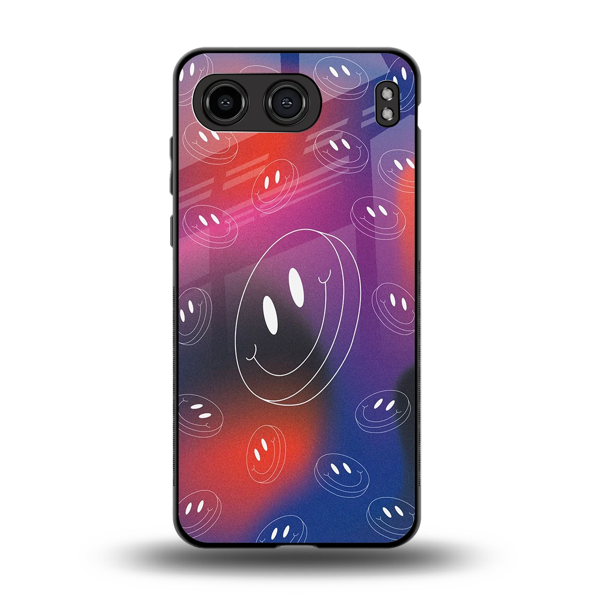 Happy Vibes back phone cover | glass case for oneplus nord 4