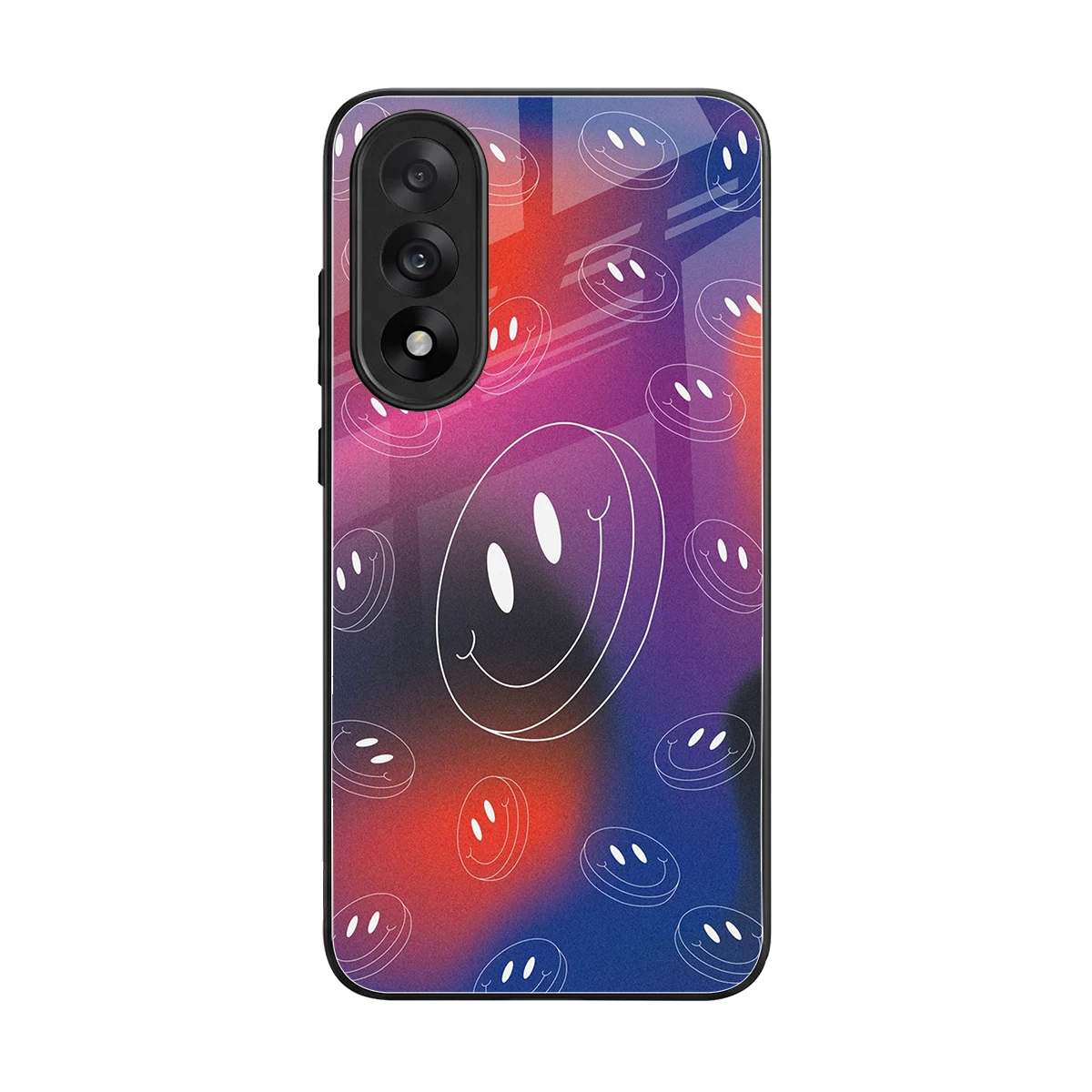 Happy Vibes back phone cover | glass case for oneplus nord 5