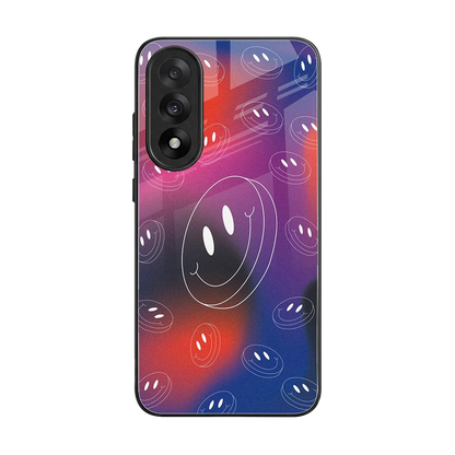 Happy Vibes back phone cover | glass case for oneplus nord 5